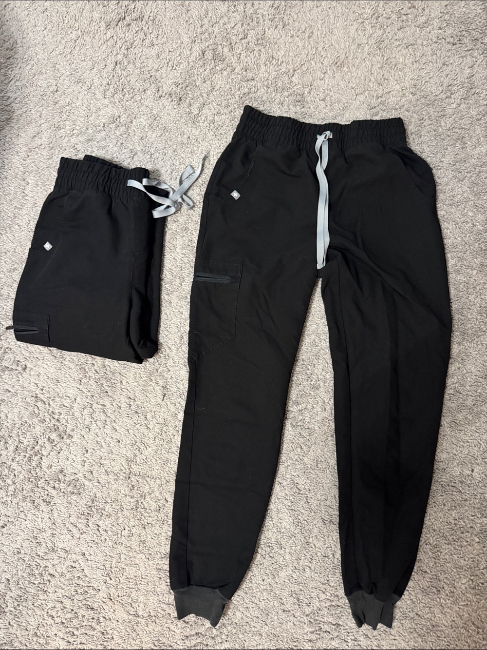 Figs black jogger scrub pants